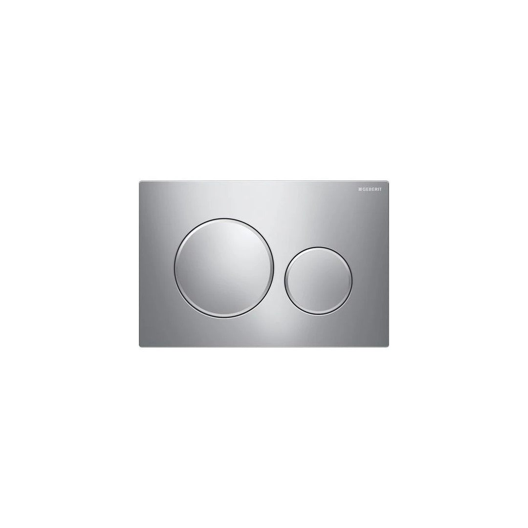 Geberit Sigma20 – Matte Chrome Plate with Chrome Trim — Default Title