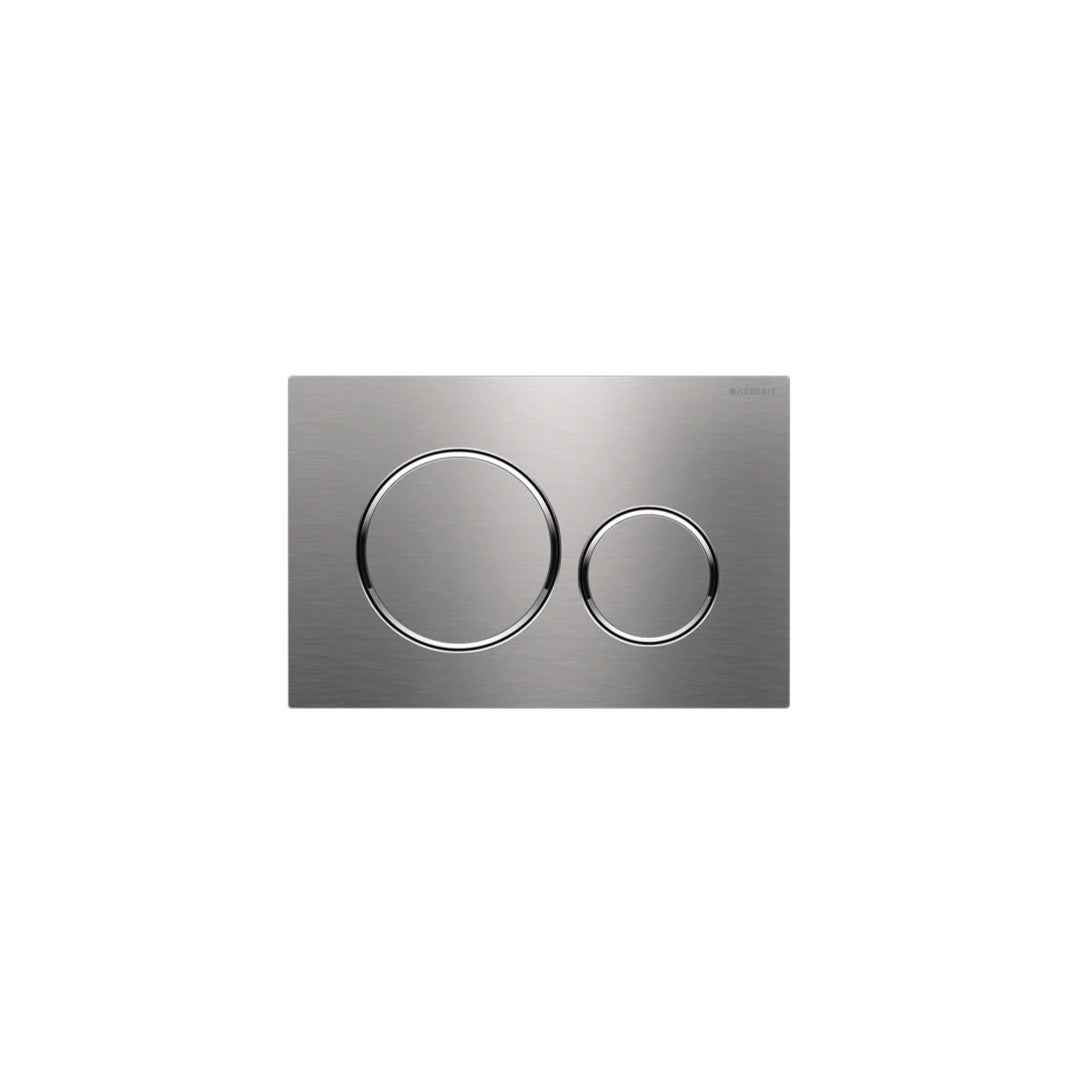 Geberit Sigma20 – Stainless Steel Plate with Chrome Trim — Default Title
