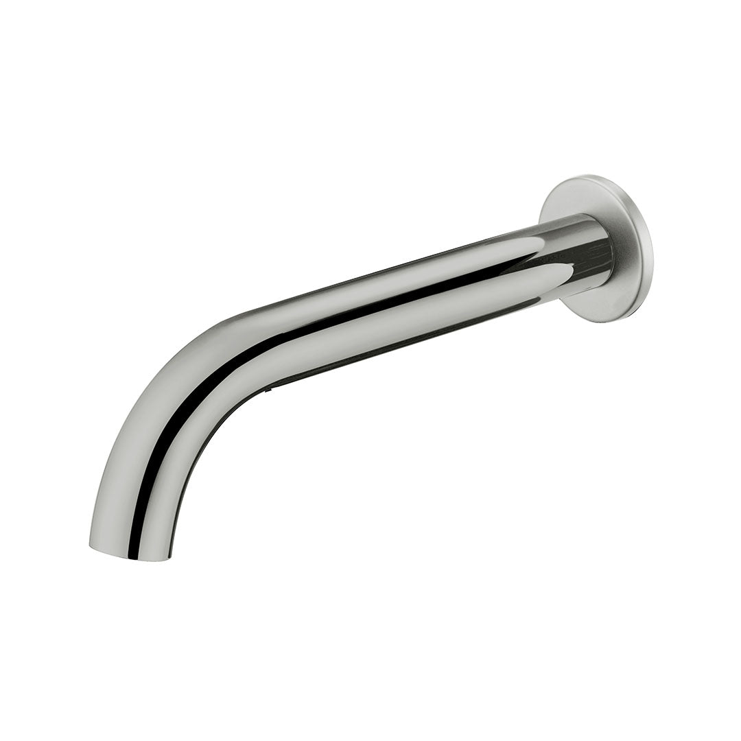 Hali Curved Bath Spout — Brushed Nickel
