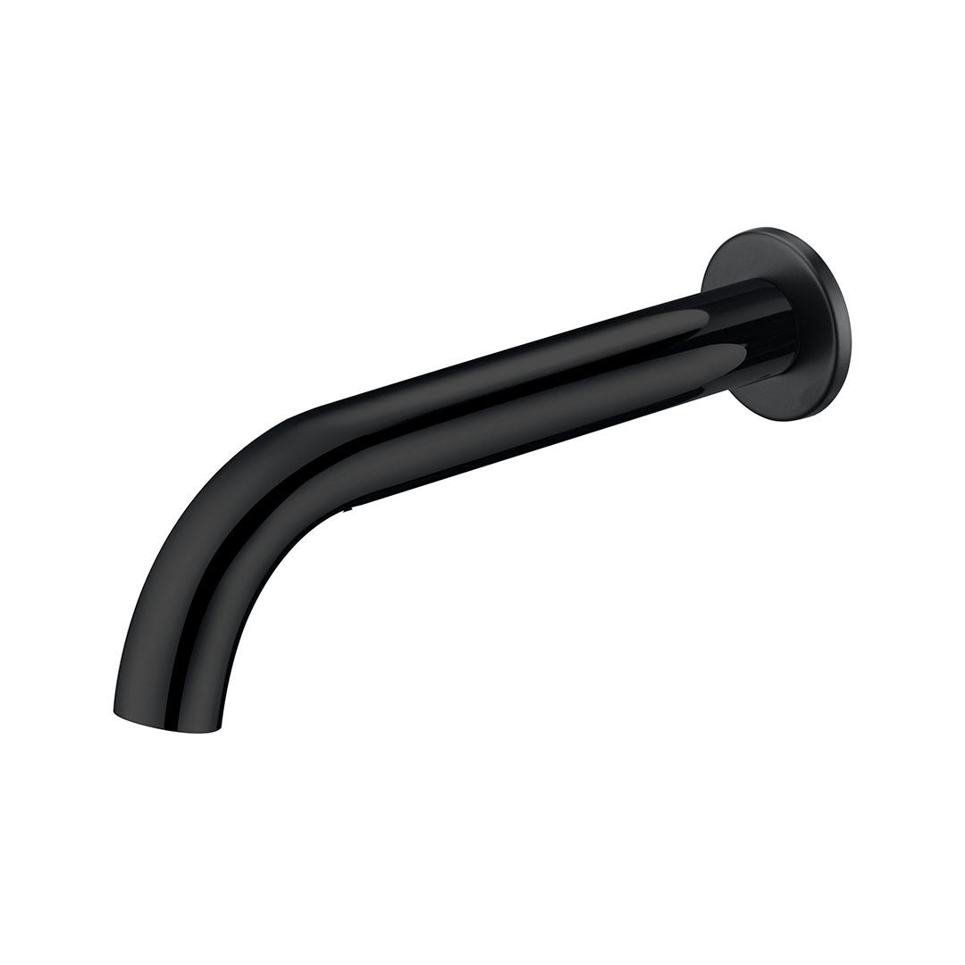 Hali Curved Bath Spout — Matte Black