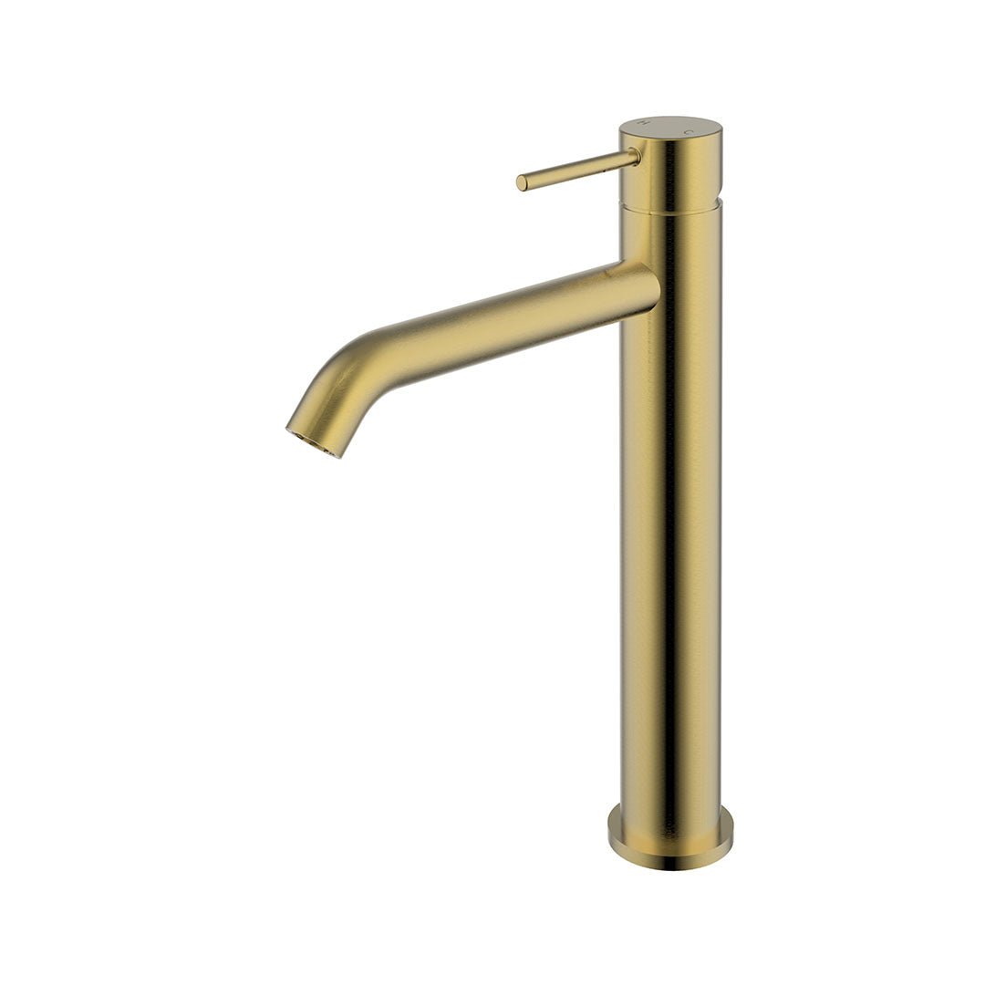 Hali High Basin Mixer — Brushed Gold