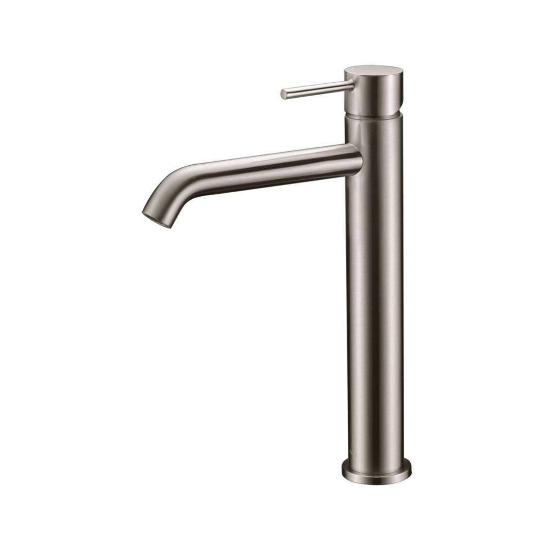Hali High Basin Mixer — Brushed Nickel