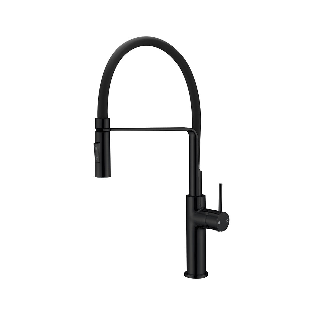 Hali Pull Out Multi Function Sink Mixer — Matte Black