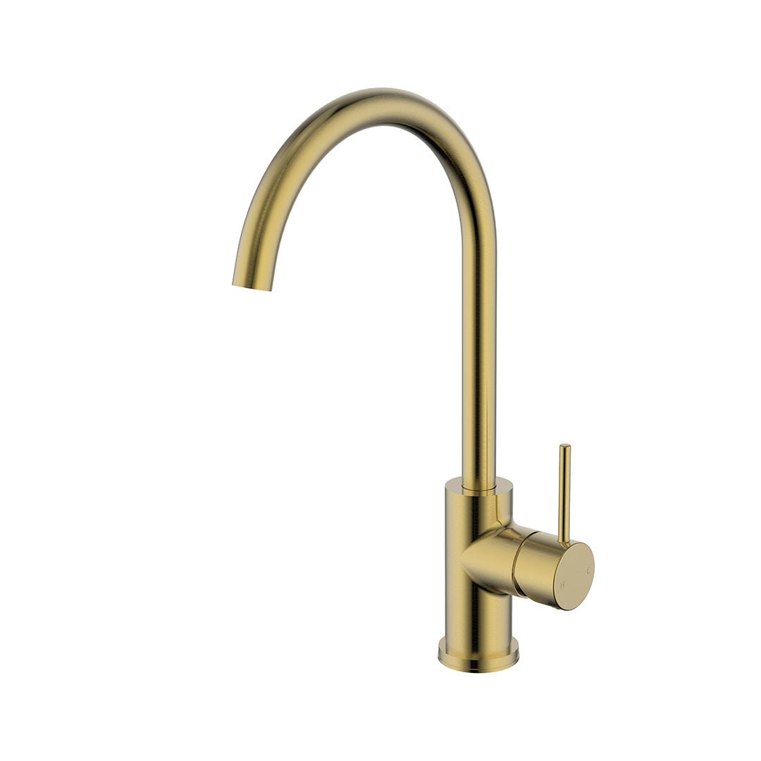 Hali Sink Mixer — Brushed Gold