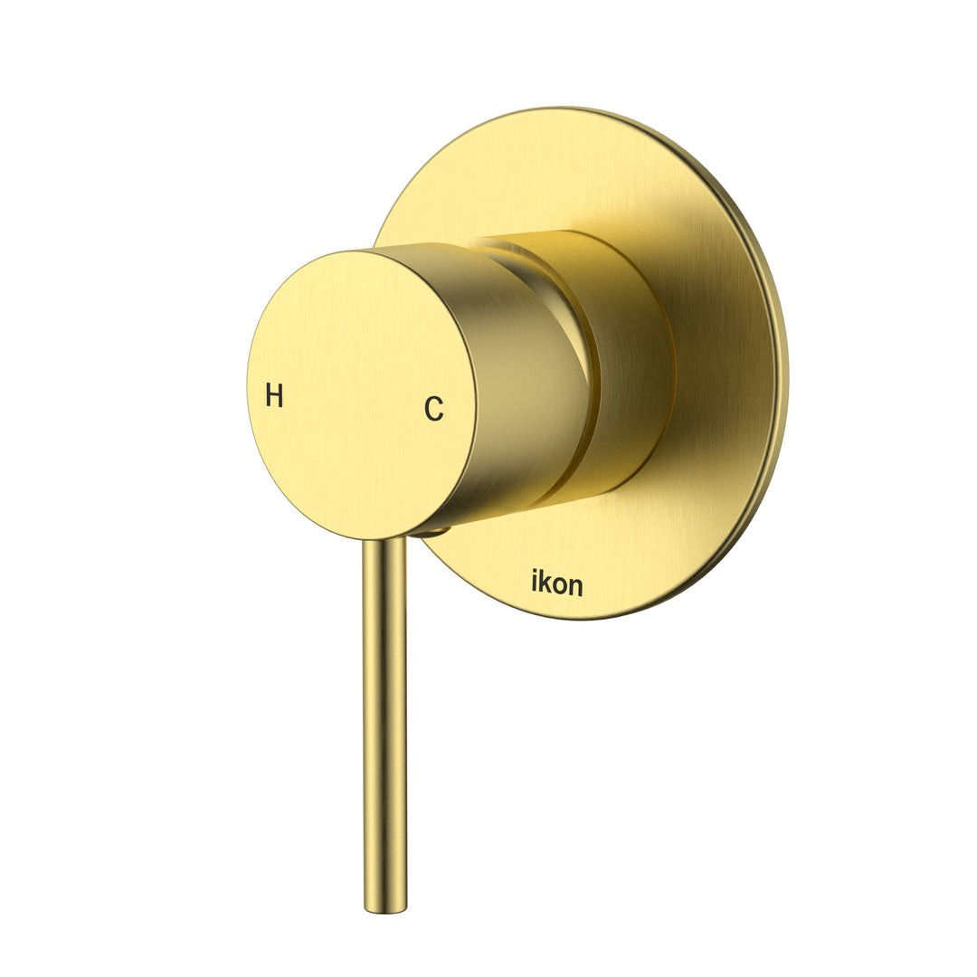 Hali Wall Mixer — Brushed Gold