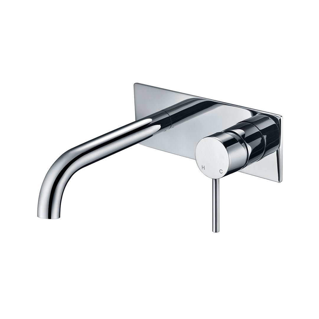 Hali Wall Mixer With Spout — Chrome