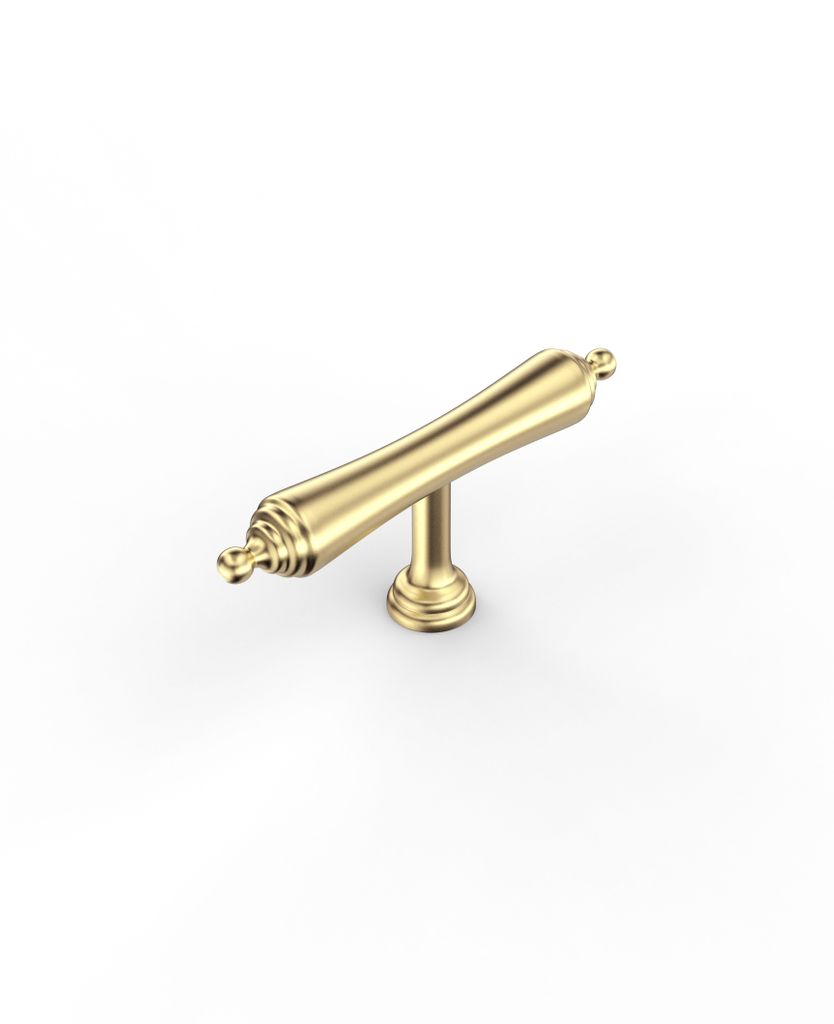 Heirloom Handle — 80mm / Brushed Brass