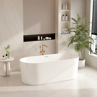 Iseo Acrylic Bathtub 1500mm - Gloss White - Nuvio - IS - 1500 - W - Bathtub