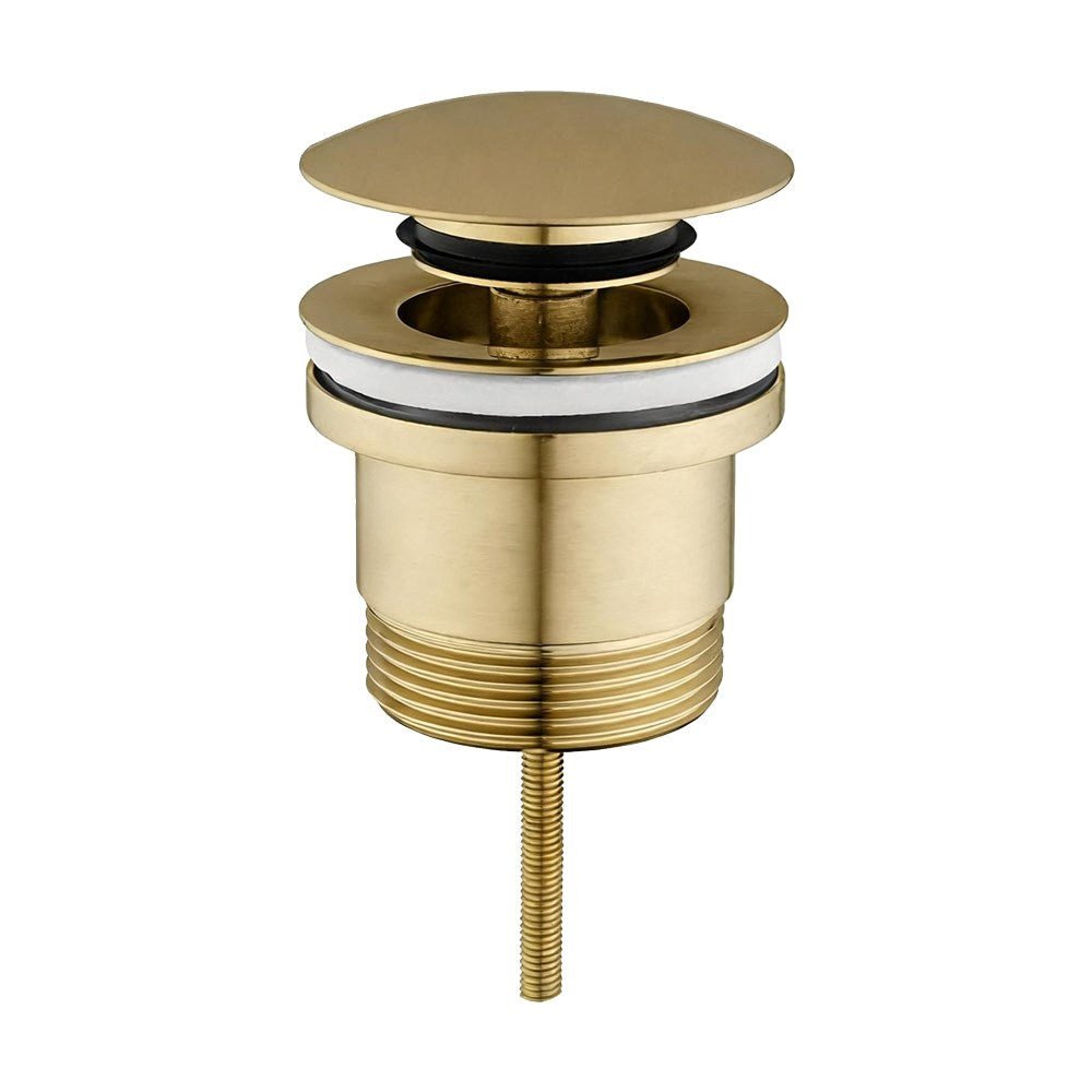 Light Brushed Brass Pop Up Waste Universal — Default Title
