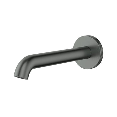 Linie Curved Spout - 180mm - Gunmetal - Nuvio - HYB585 - 802GM - Spout