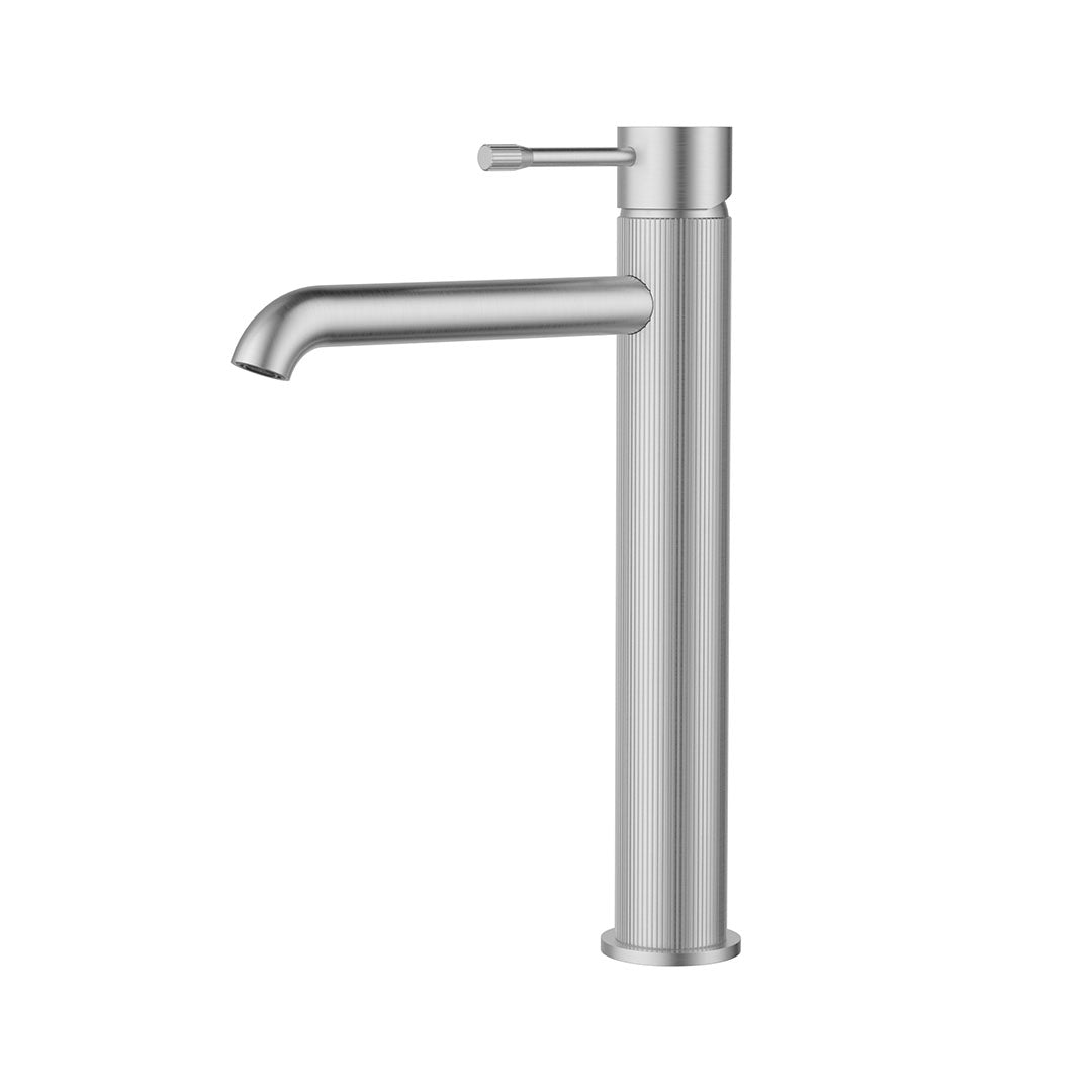 Linie High Basin Mixer — Brushed Nickel