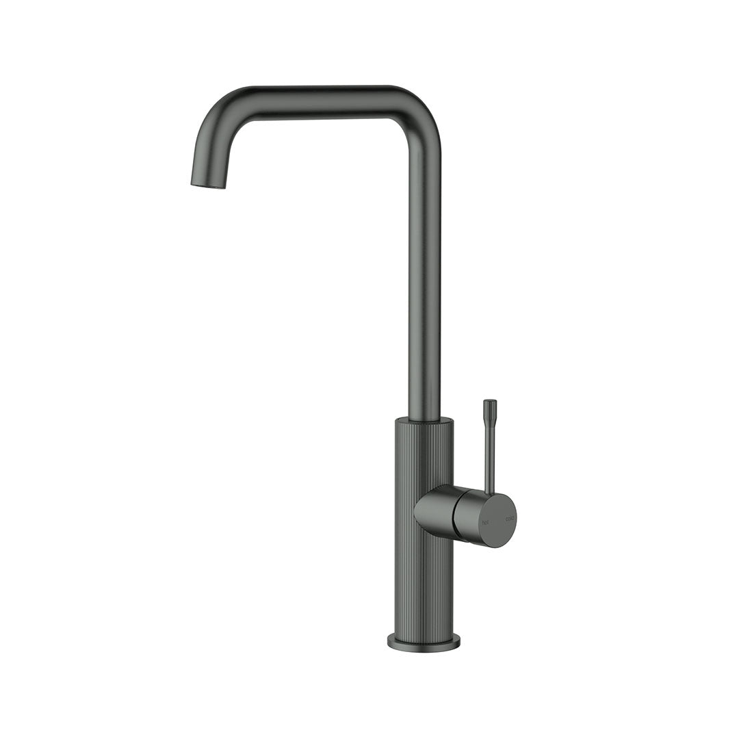 Linie Square Sink Mixer — Gunmetal
