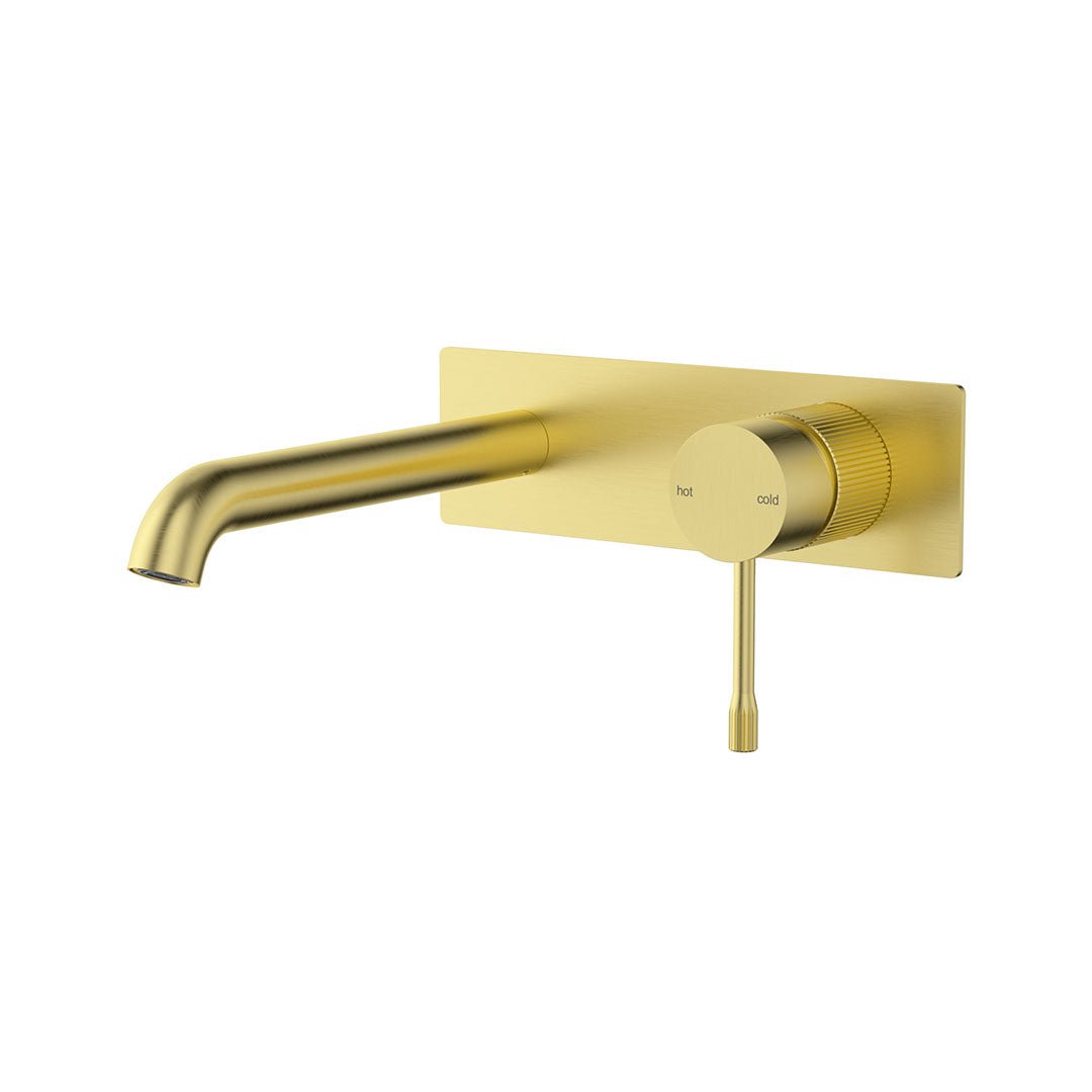 Linie Wall Mixer and Spout Trim Kit — Brushed Gold