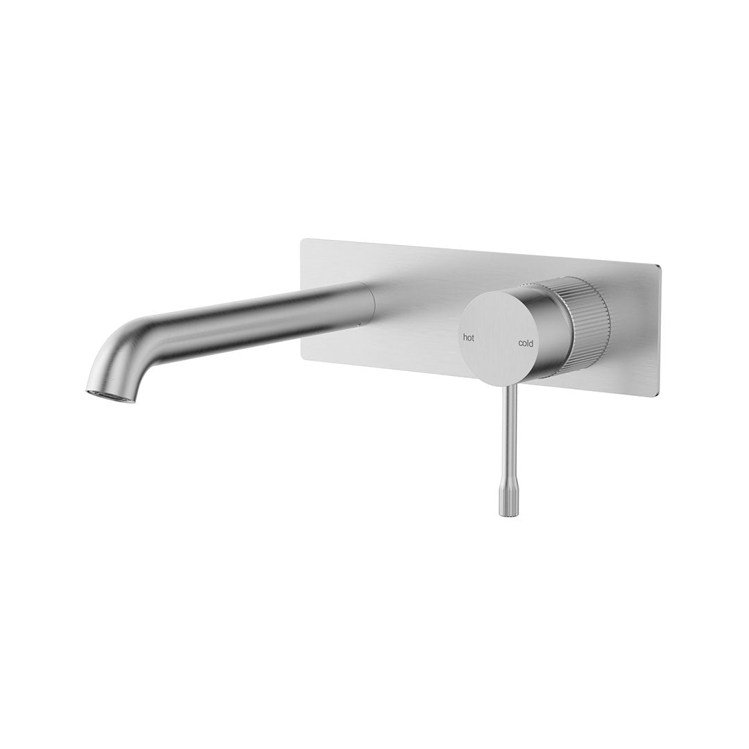 Linie Wall Mixer and Spout Trim Kit — Brushed Nickel