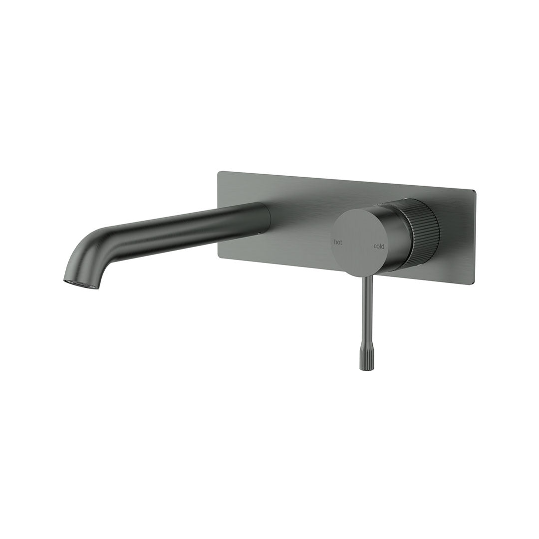 Linie Wall Mixer and Spout Trim Kit — Gunmetal