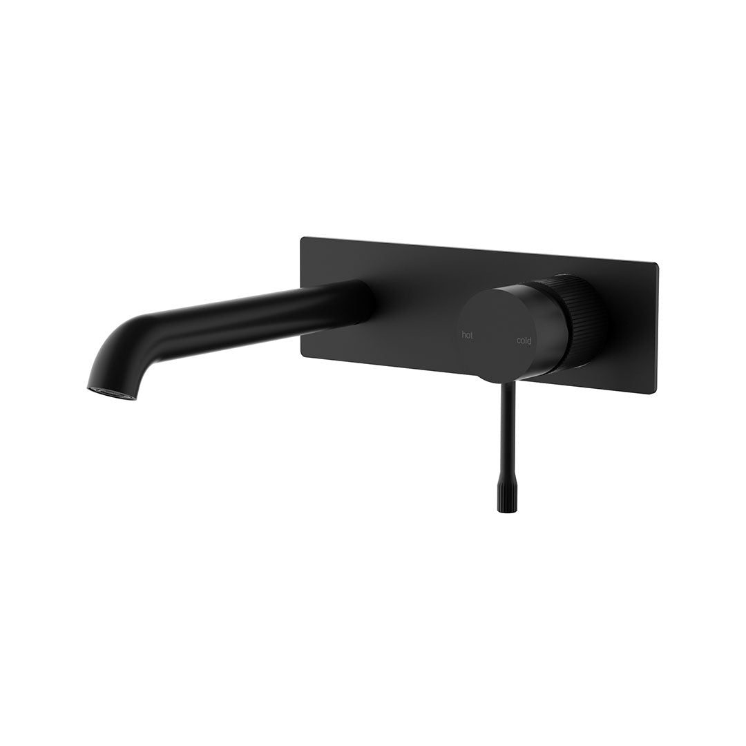 Linie Wall Mixer and Spout Trim Kit — Matte Black