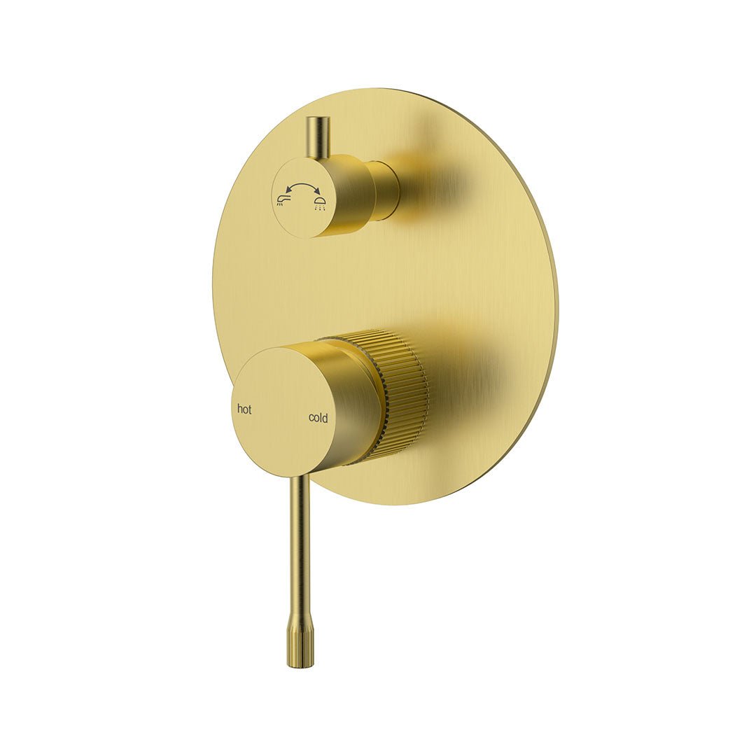 Linie Wall Mixer Diverter Trim Kit — Brushed Gold