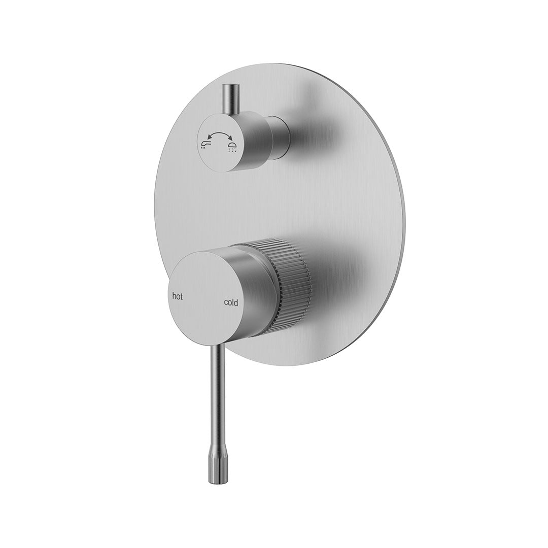 Linie Wall Mixer Diverter Trim Kit — Brushed Nickel