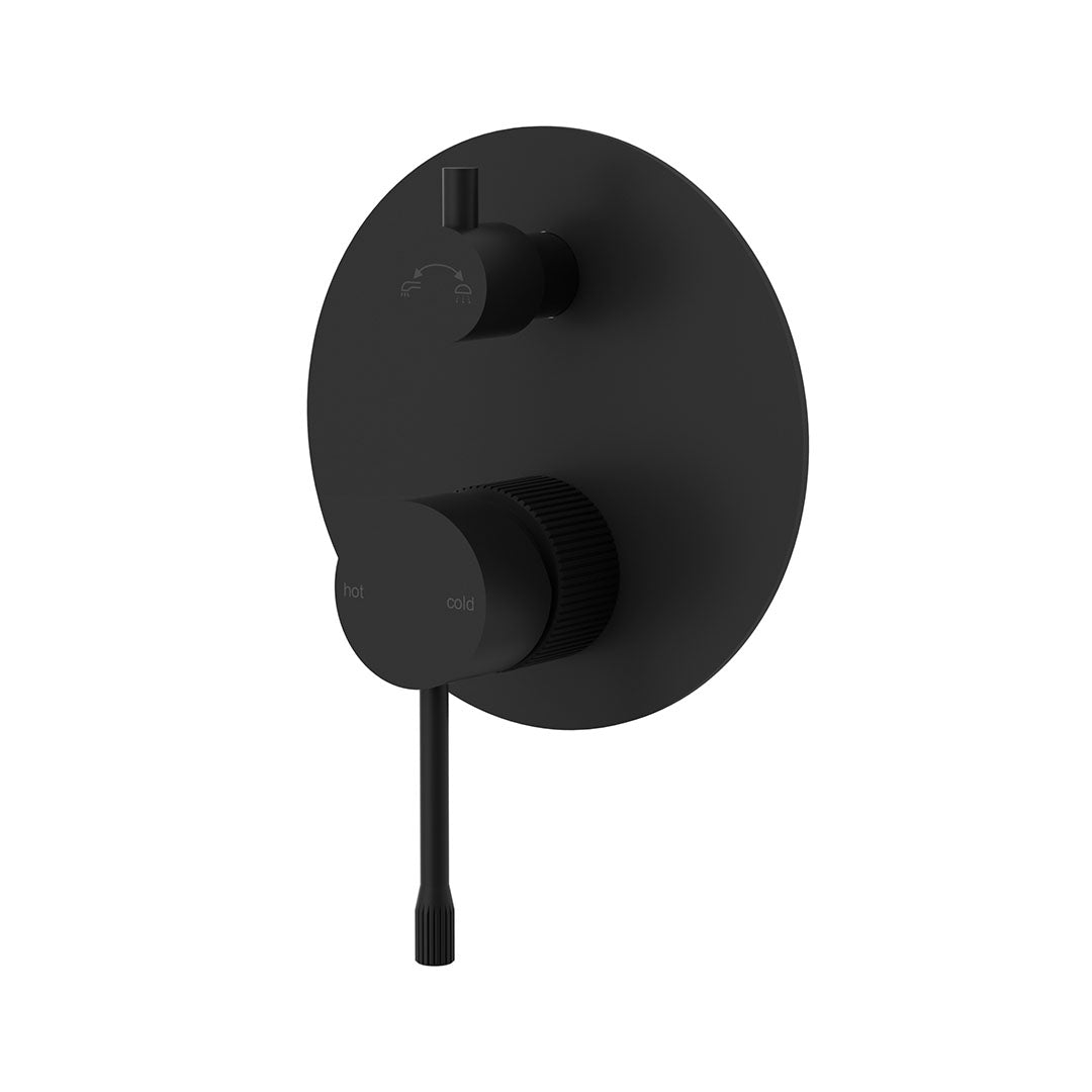 Linie Wall Mixer Diverter Trim Kit — Matte Black