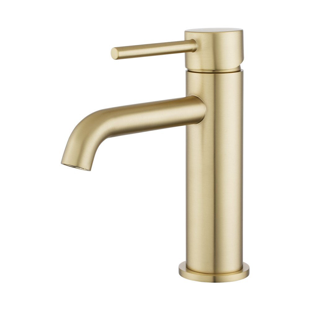 LUCID PIN - Light Brushed Brass Basin Mixer — Default Title