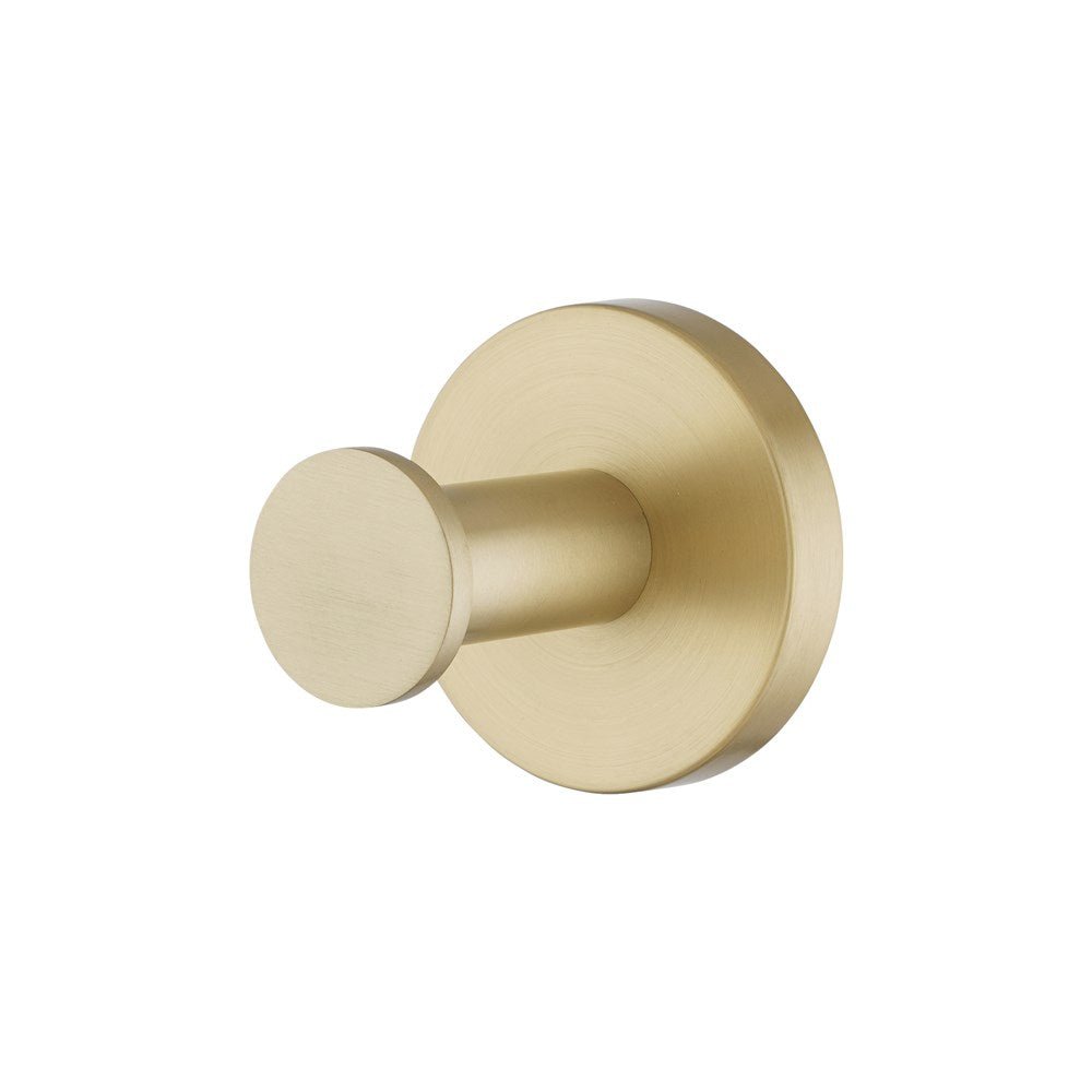 LUCID PIN - Light Brushed Brass Robe Hook — Default Title