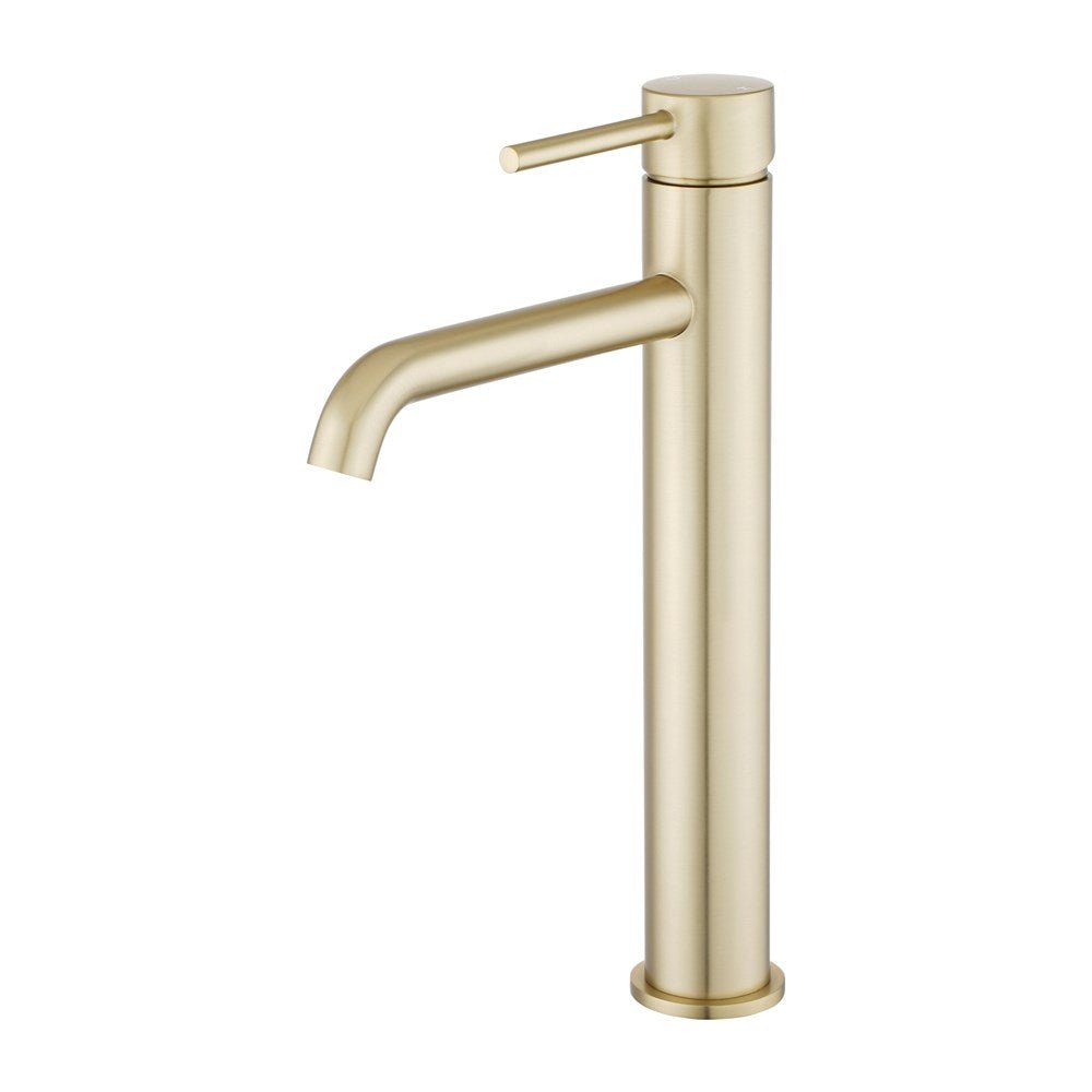 LUCID PIN - Light Brushed Brass Tall Basin Mixer — Default Title