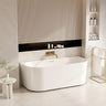 Musen Acrylic Bathtub 1700mm - Gloss White - Nuvio - MU - 1700 - W - Bathtub