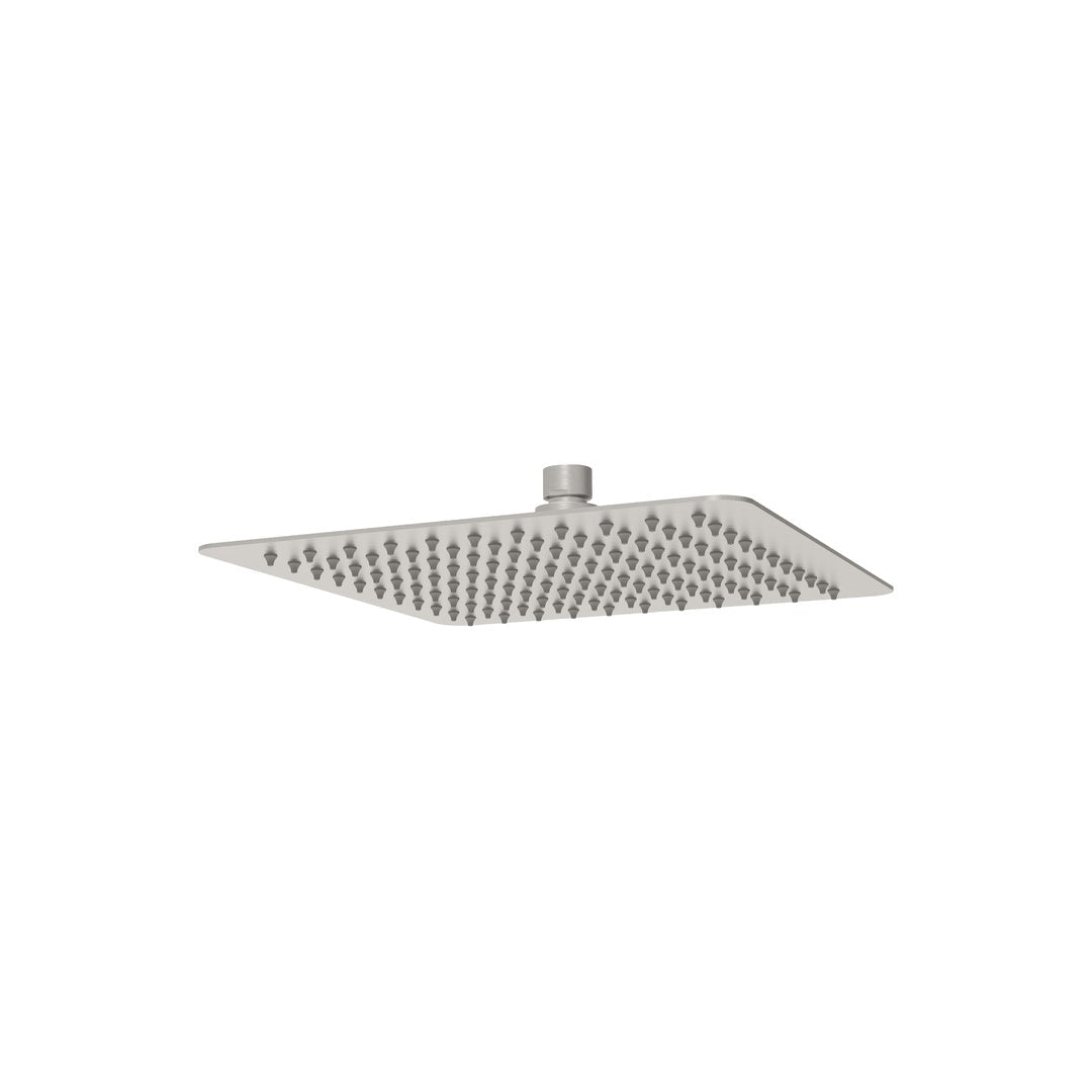 Nova Square Overhead Shower 250mm — Brushed Nickel