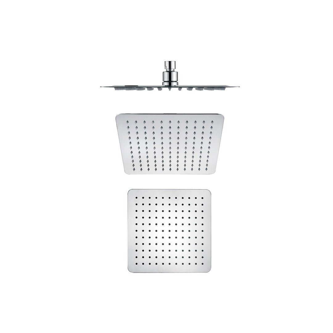 Nova Square Overhead Shower 250mm — Chrome