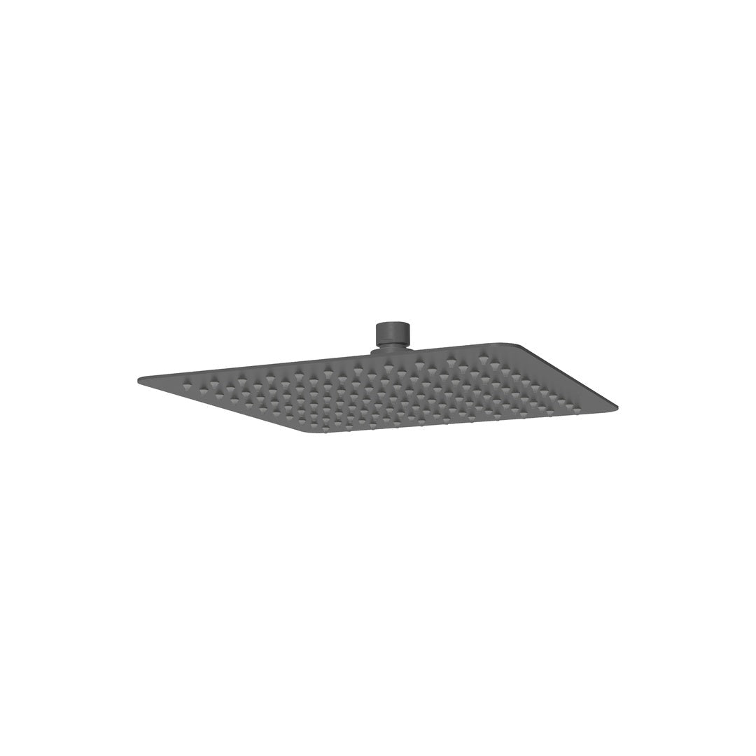 Nova Square Overhead Shower 250mm — Gunmetal