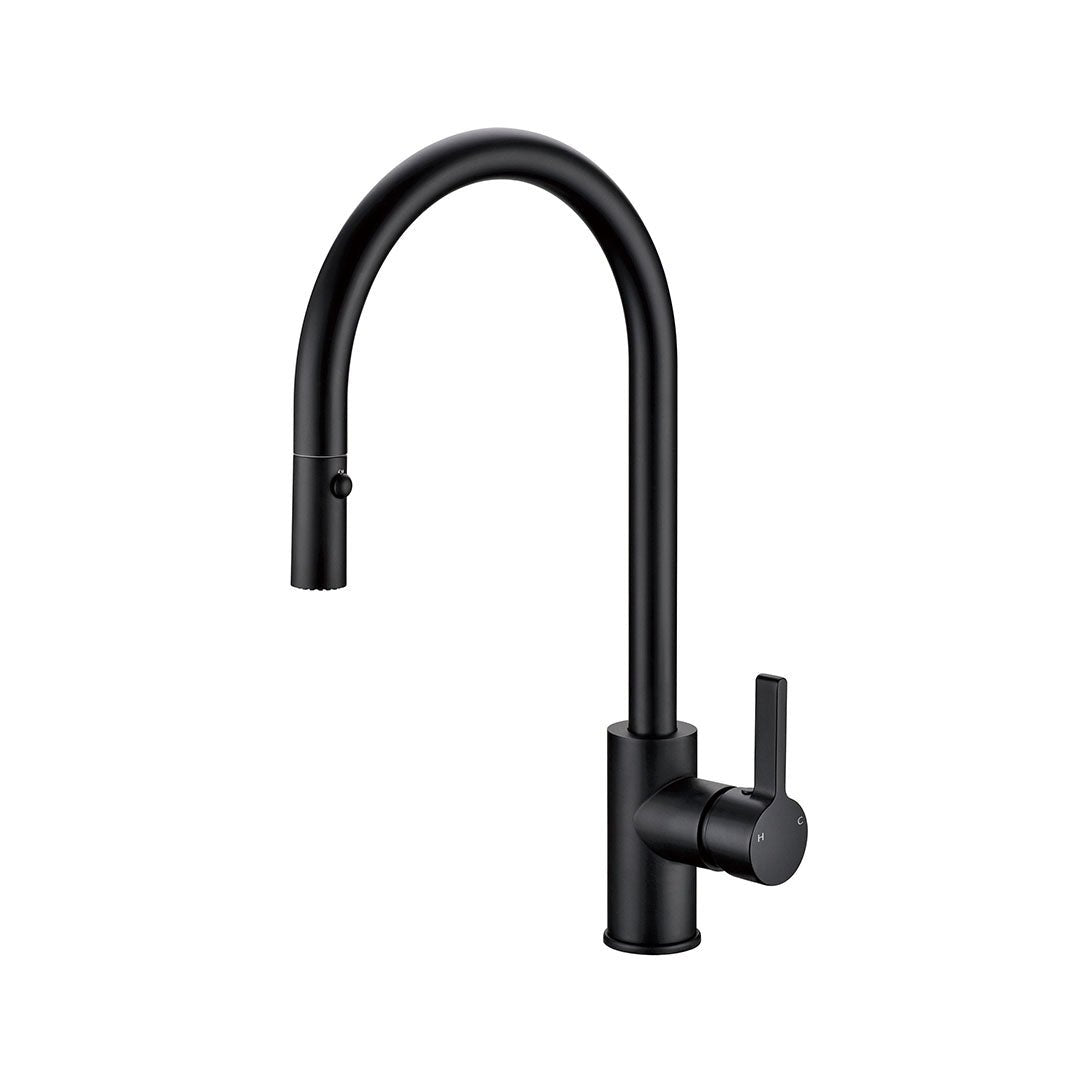Otus Pull Out Sink Mixer — Matte Black