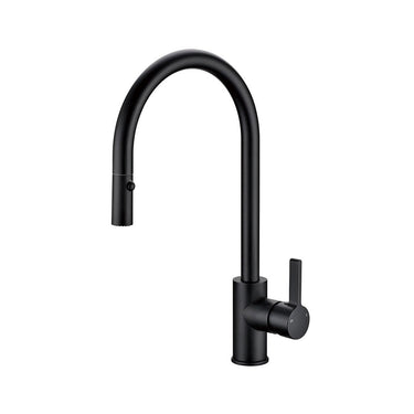 Otus Pull Out Sink Mixer -Matte Black- Nuvio-PC1016SB-B-Kitchen Mixer