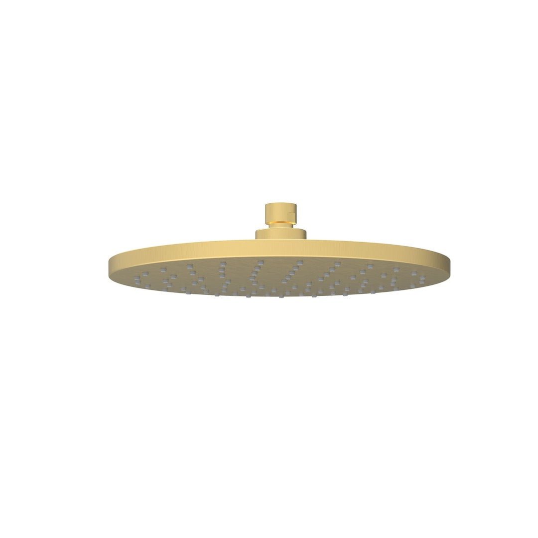 Otus Round Overhead Shower 250mm — Brushed Gold