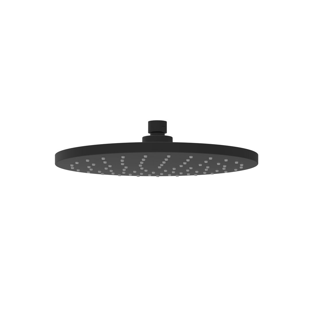 Otus Round Overhead Shower 250mm — Matte Black