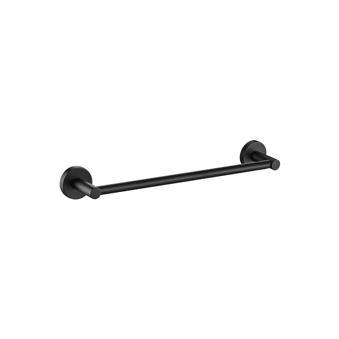 Otus Single Towel Rail 350mm — Matte Black