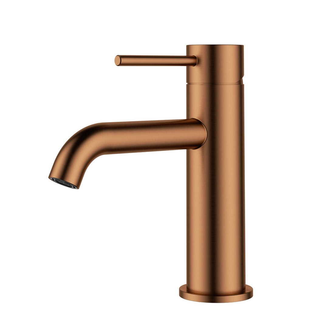 Otus Slimline Basin Mixer — Brushed Copper