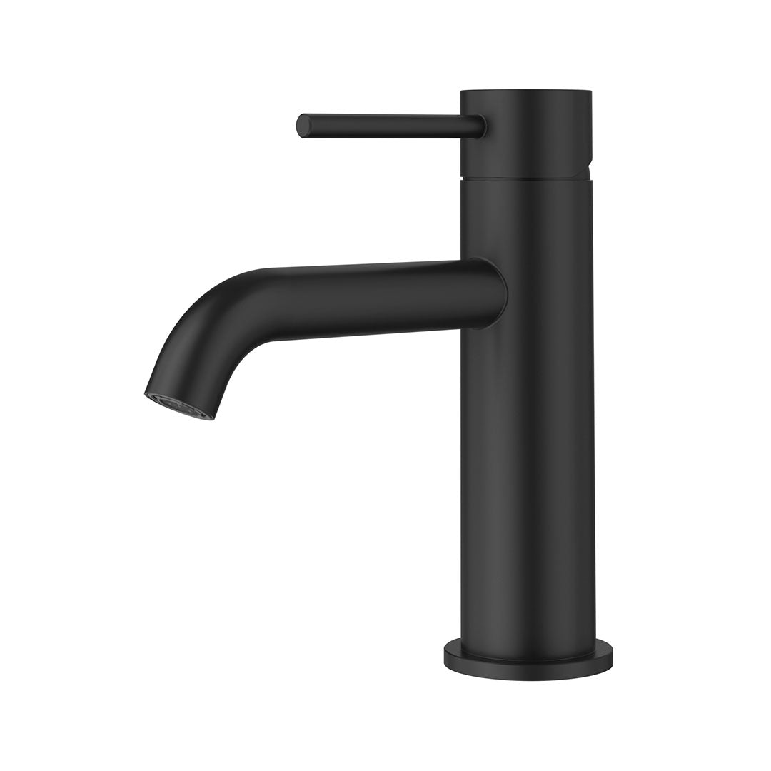 Otus Slimline Basin Mixer — Matte Black