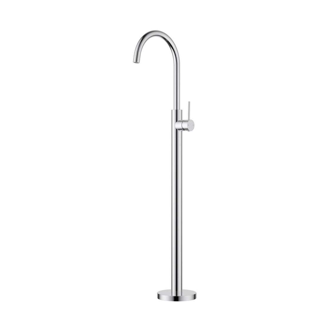 Otus Slimline Bath Mixer Freestanding — Chrome