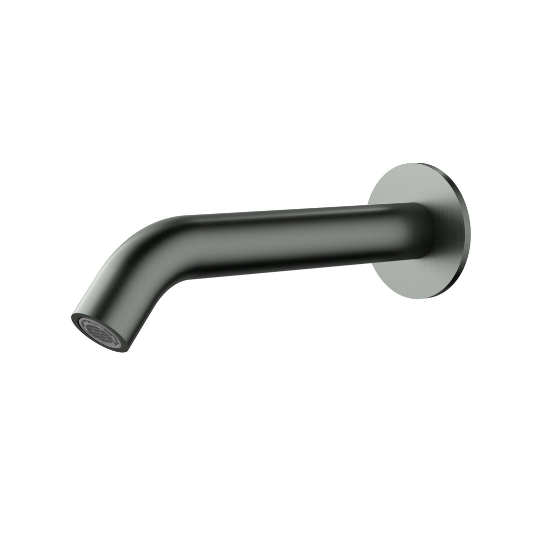 Otus Slimline Bath Spout 220mm — Gunmetal