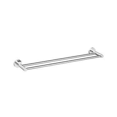 Otus Slimline Double Towel Rail 600mm -Chrome- Nuvio-4501-600CH-Towel Rail