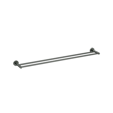 Otus Slimline Double Towel Rail 900mm -Gunmetal- Nuvio-4501-900GM-Towel Rail