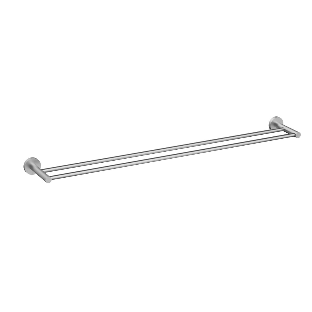 Otus Slimline Double Towel Rail 900mm — Stainless Steel