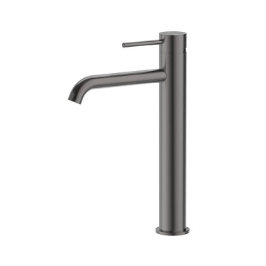 Otus Slimline High Basin Mixer Curved Spout -Gunmetal- Nuvio-PLC2002SS-GM-Basin Mixer