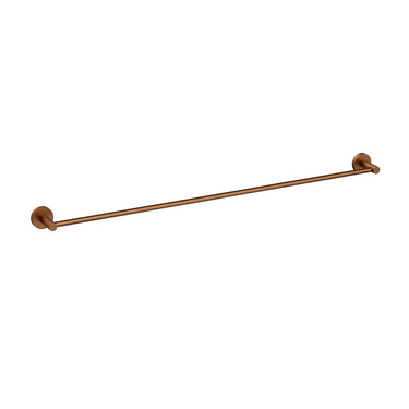 Otus Slimline Single Towel Rail 900mm - Brushed Copper - Nuvio - 4502-900BC - Towel Rail