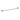 Otus Slimline Single Towel Rail 900mm - Brushed Copper - Nuvio - 4502-900BC - Towel Rail