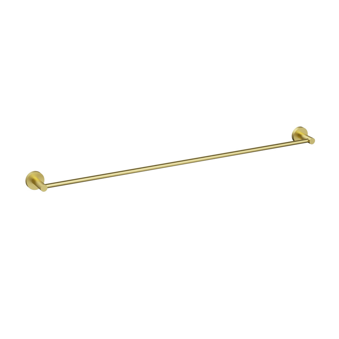 Otus Slimline Single Towel Rail 900mm — Brushed Gold