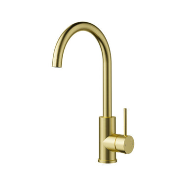 Otus Slimline Sink Mixer -Brushed Gold- Nuvio-PLC1001SS-BG-Kitchen Mixer