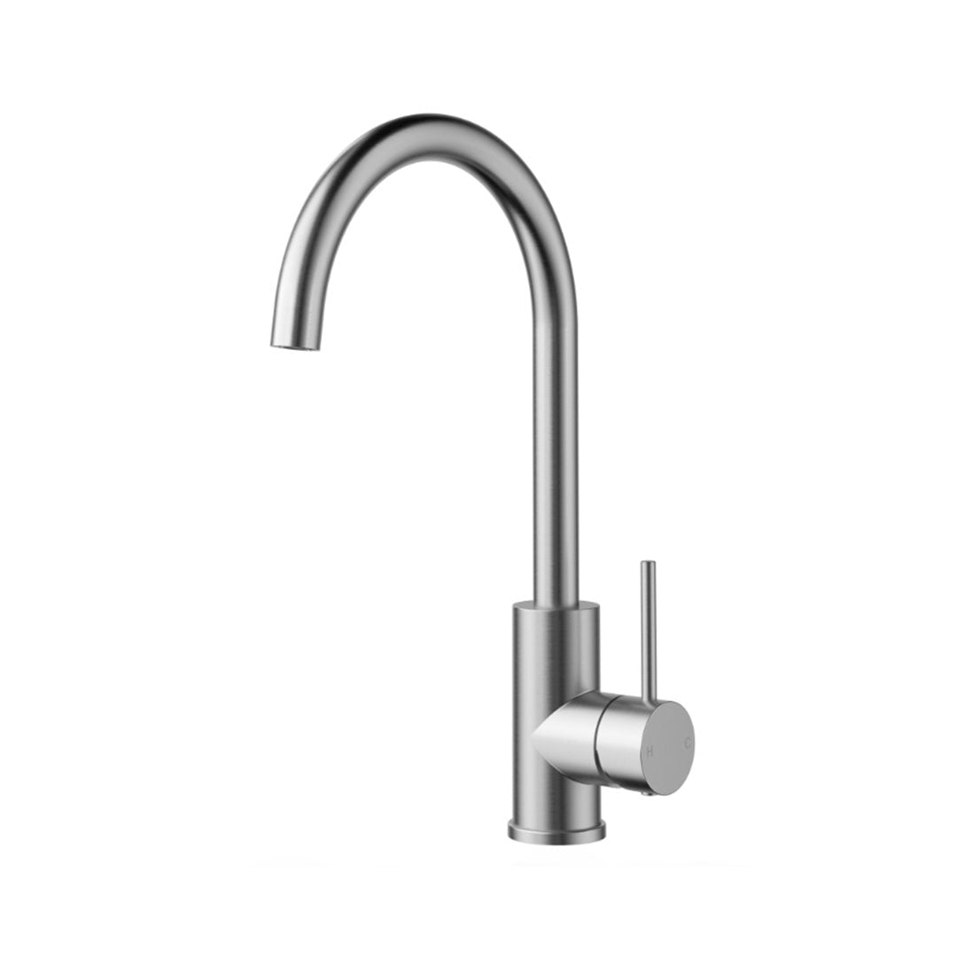 Otus Slimline Sink Mixer — Stainless Steel