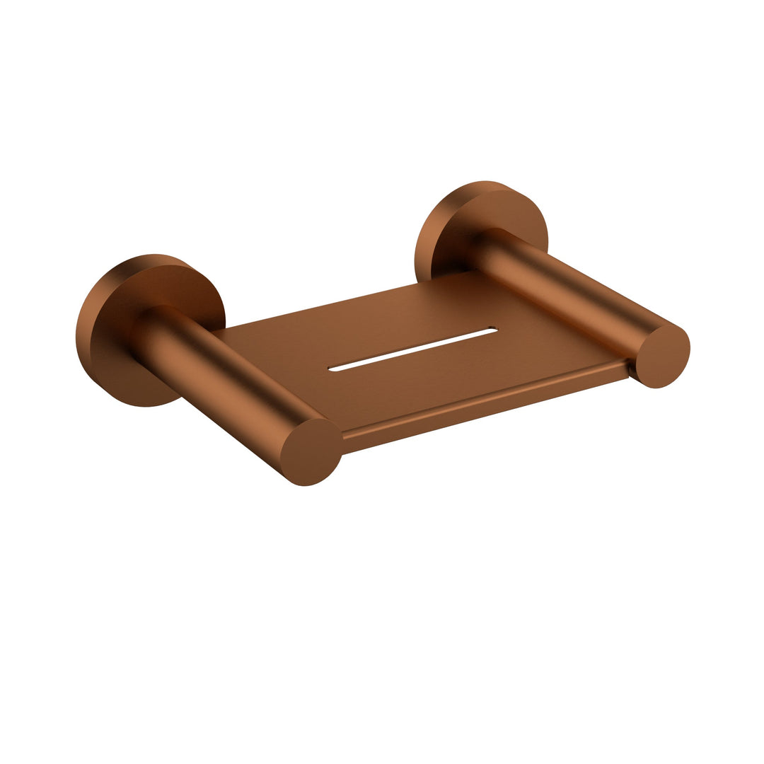 Otus Slimline Soap Dish — Brushed Copper