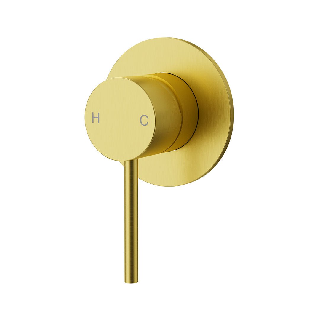 Otus Slimline Wall Mixer Trim Kits — Brushed Gold